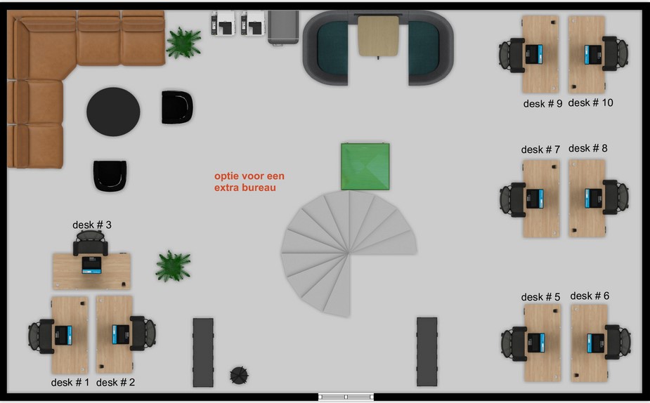 desks begane grond