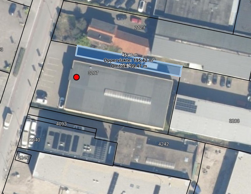 Strook tbv vrachtauto's