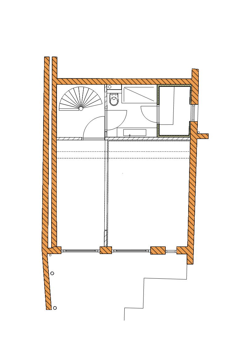Plattegrond Tussenverdieping
