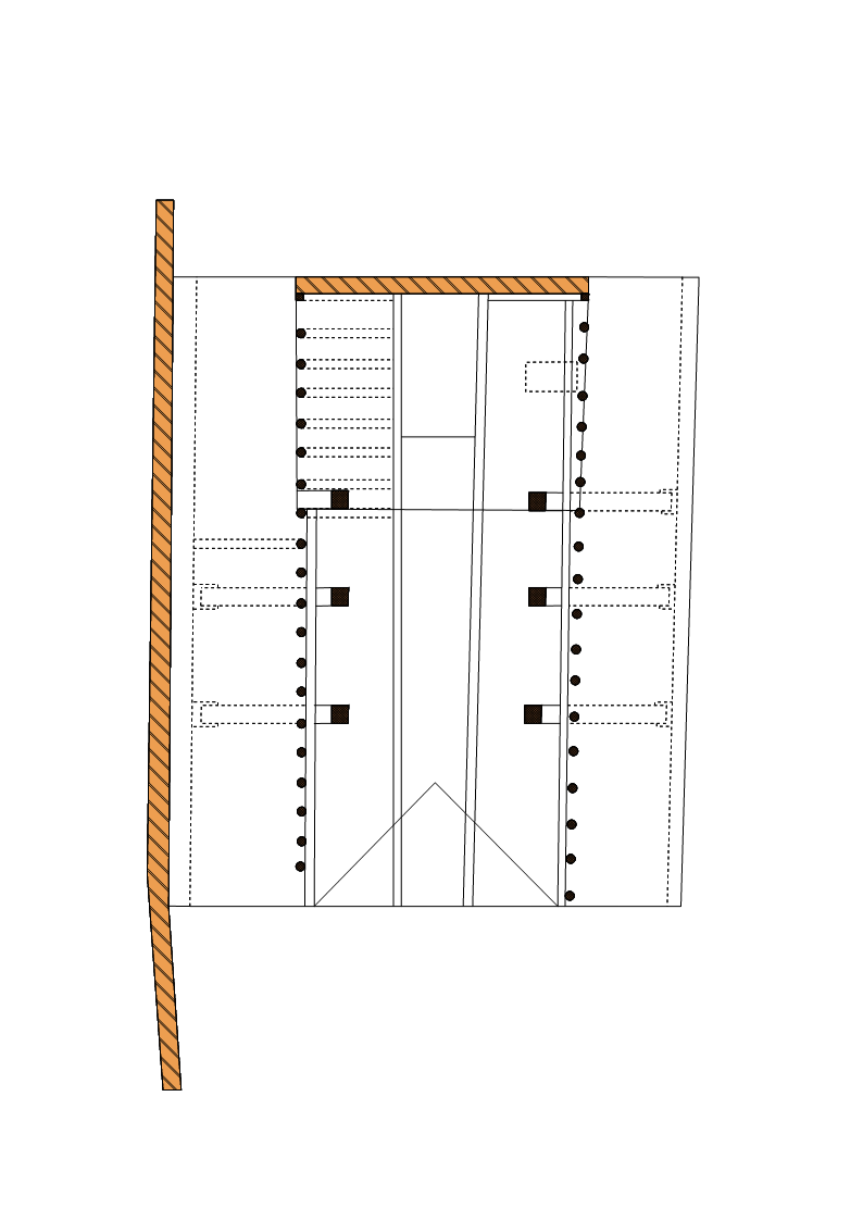 Plattegrond Tweede verdieping cv-hok