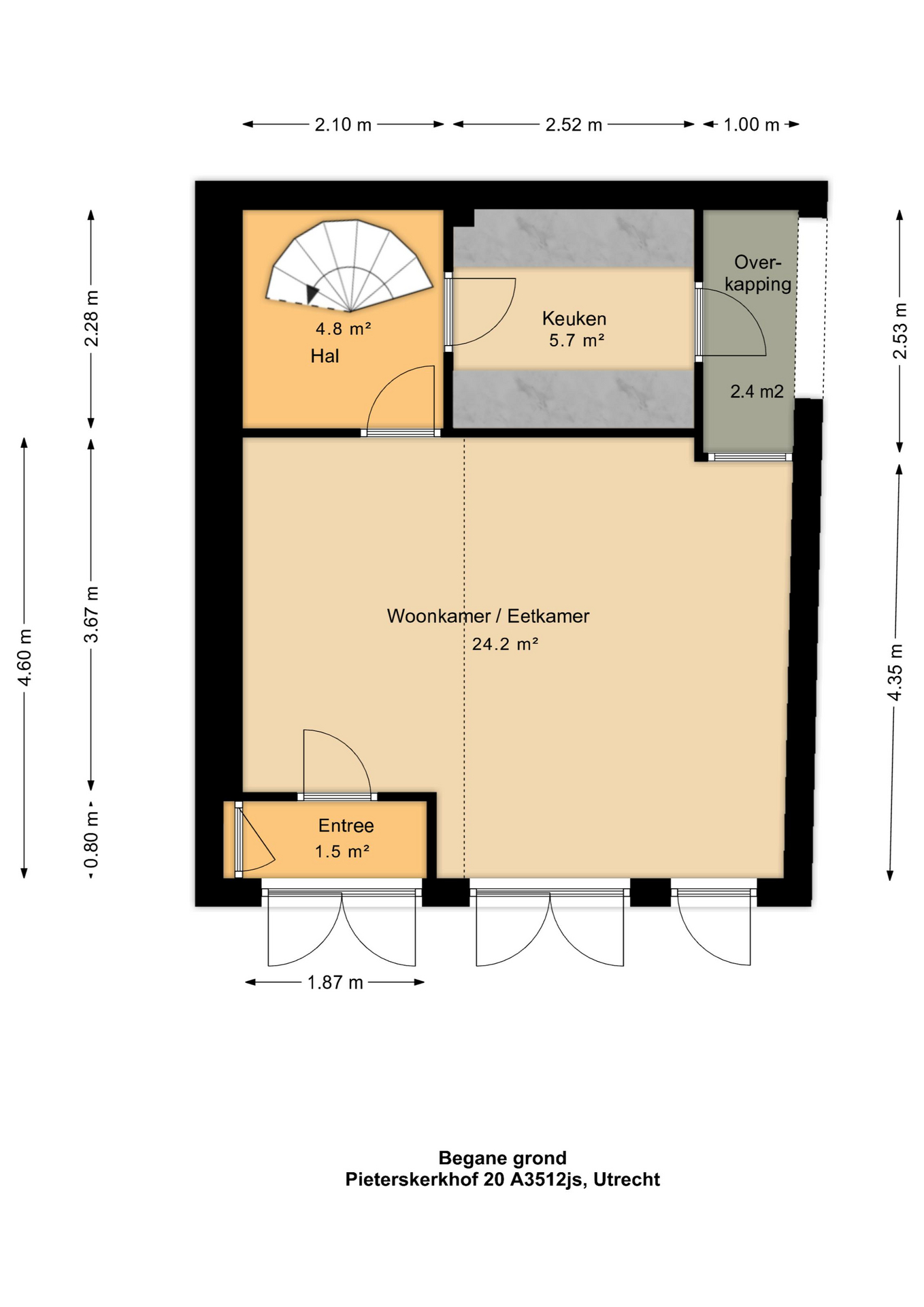 Plattegrond Begane grond