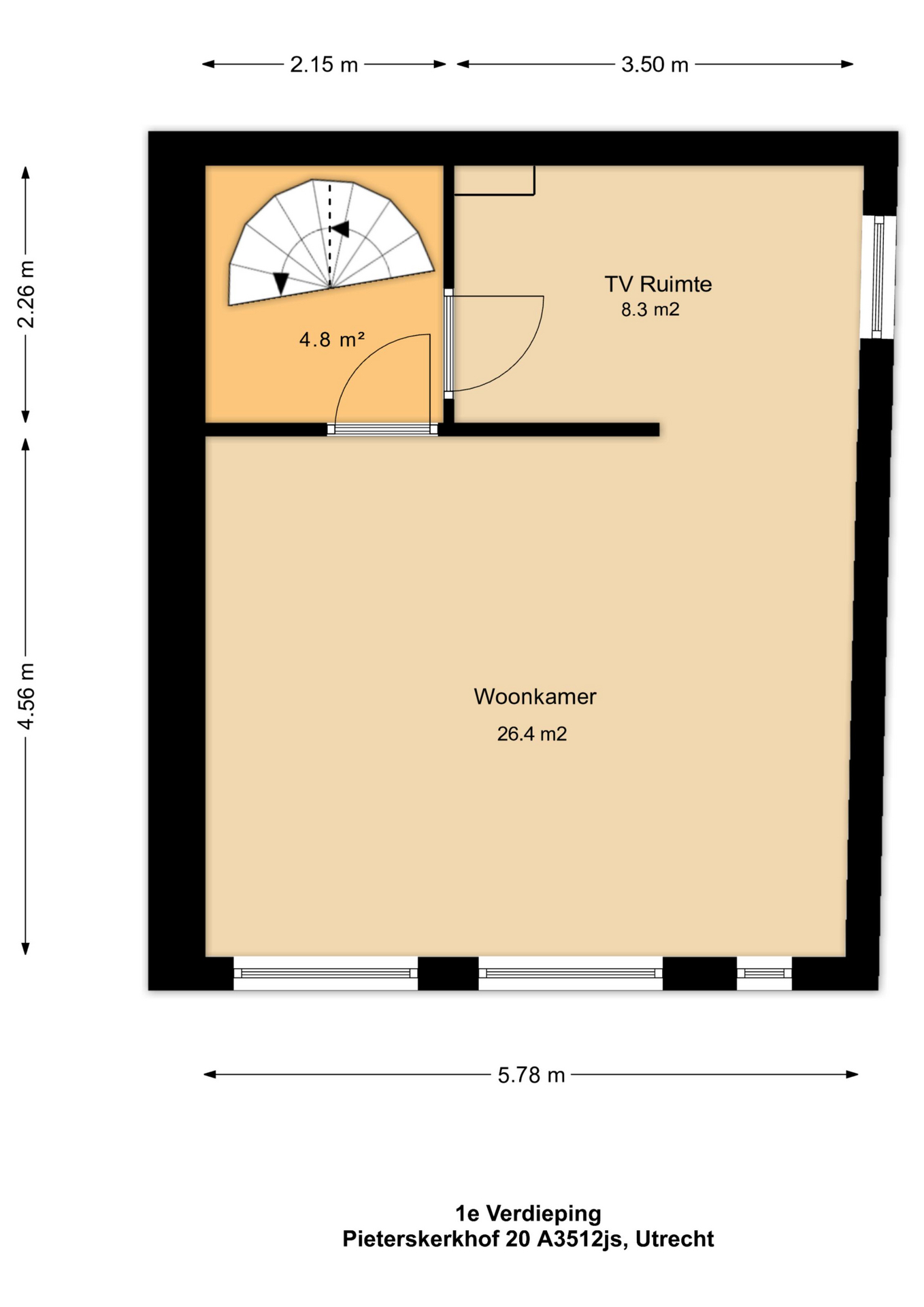 Plattegrond Eerste verdieping