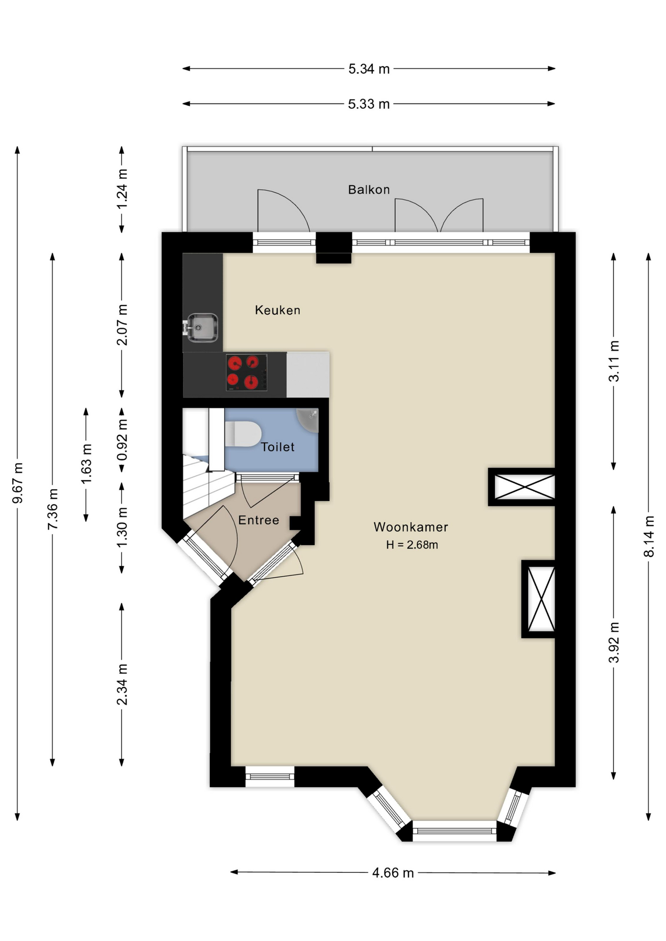 Plattegrond Eerste verdieping