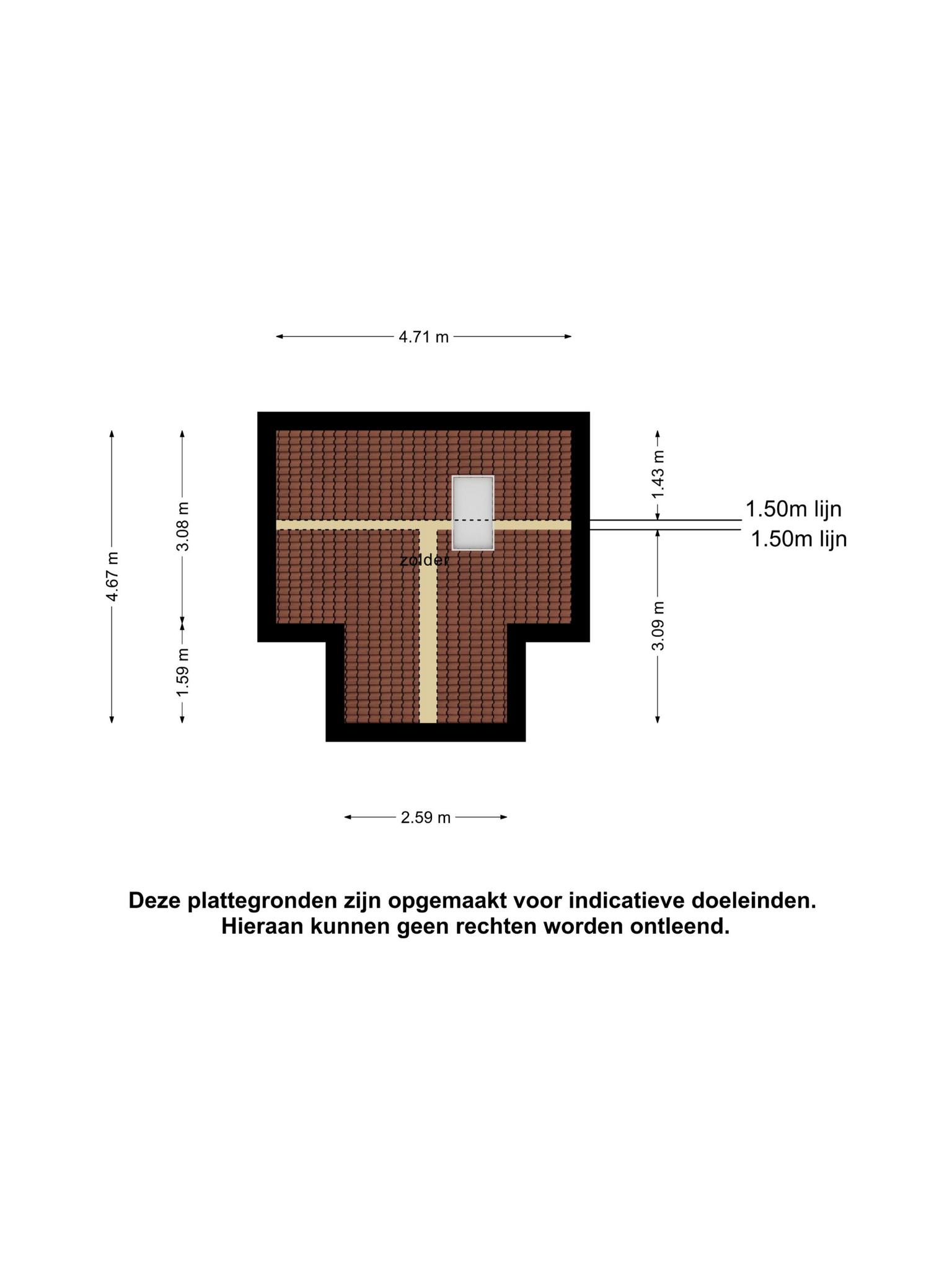 Plattegrond Vliering