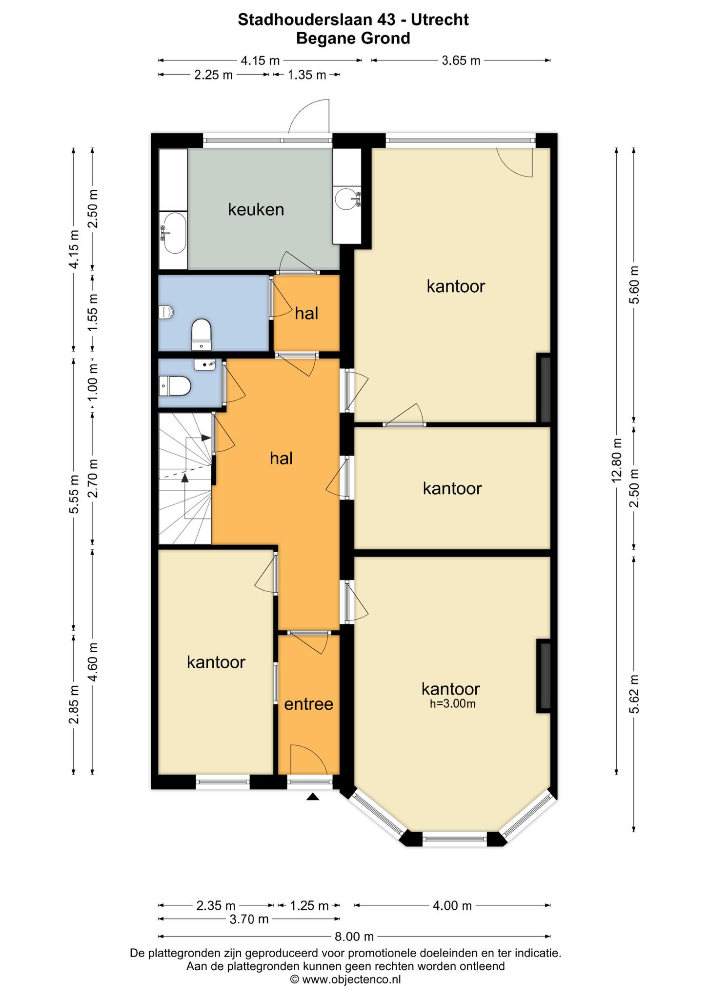 Plattegrond Begane grond