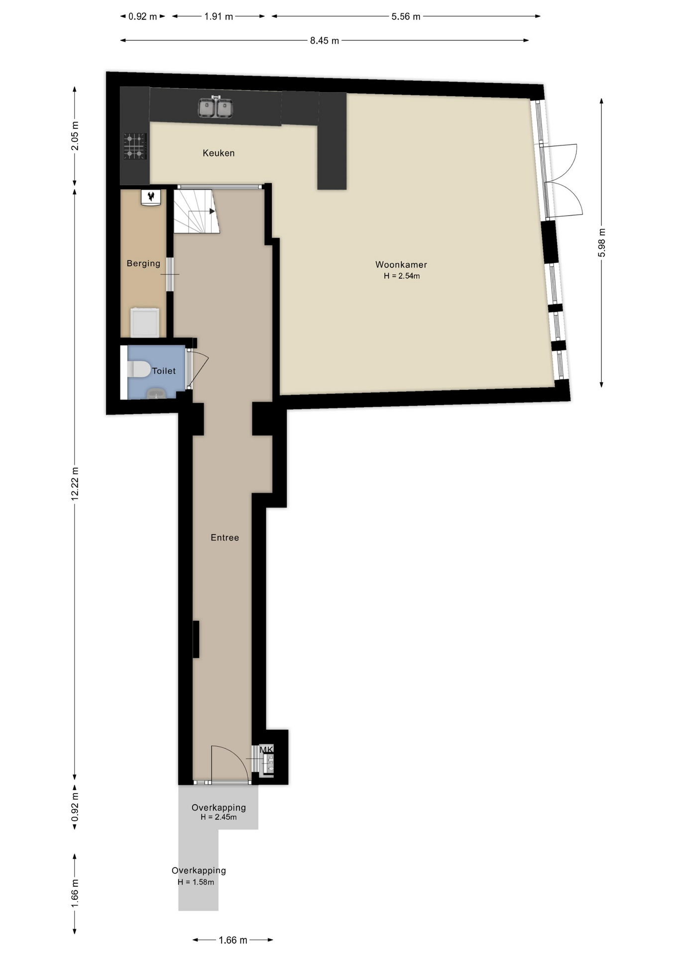 Plattegrond Begane grond