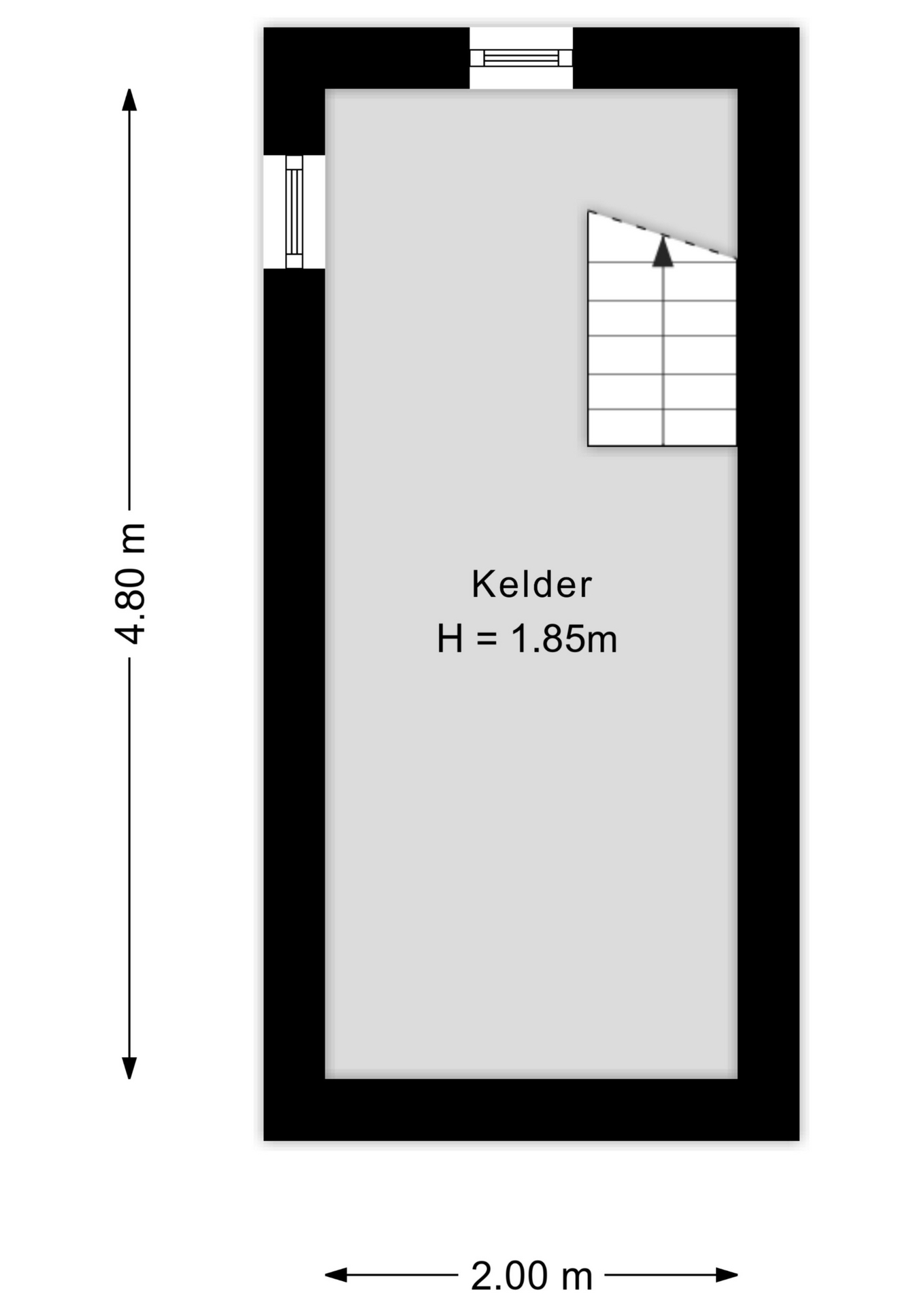 Plattegrond Kelder