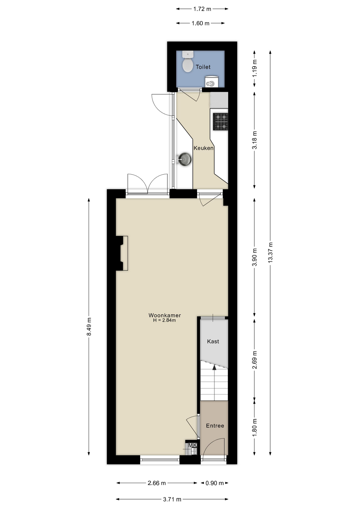 Plattegrond Begane grond