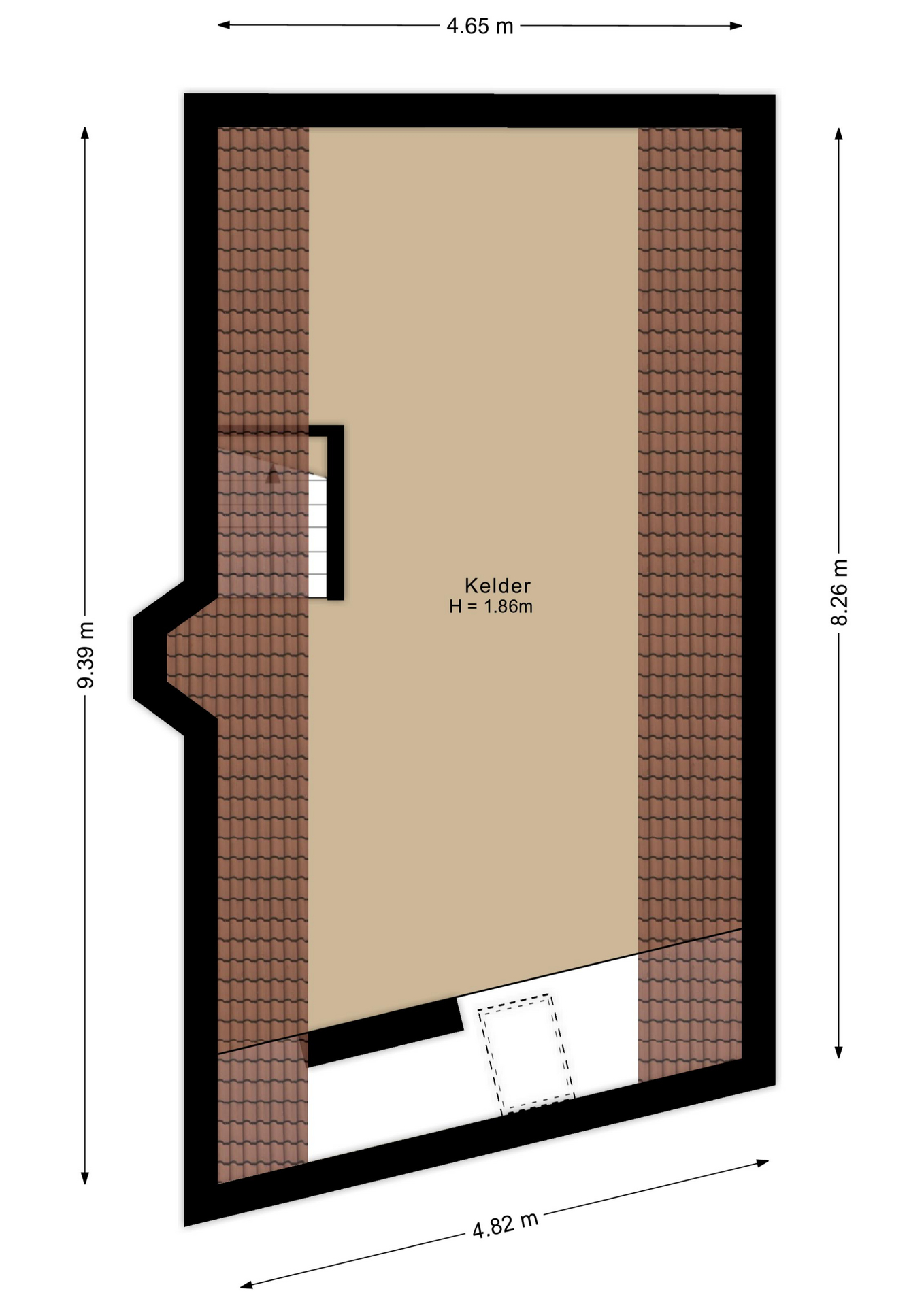 Plattegrond Kelder