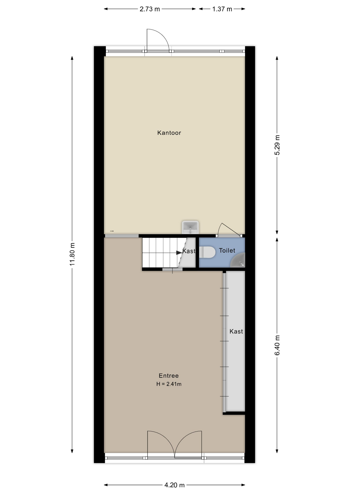 Plattegrond Begane grond