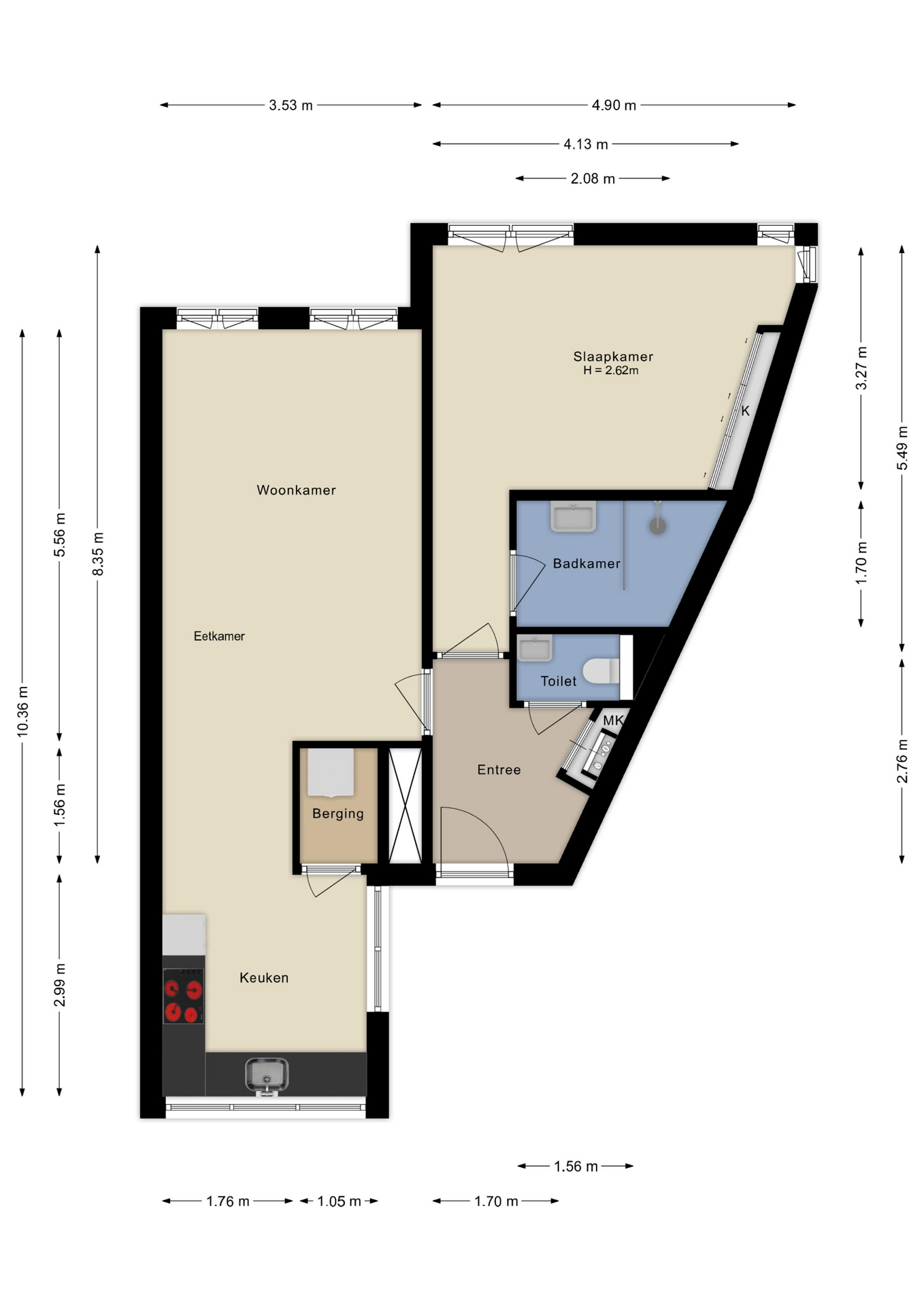 Plattegrond Appartement