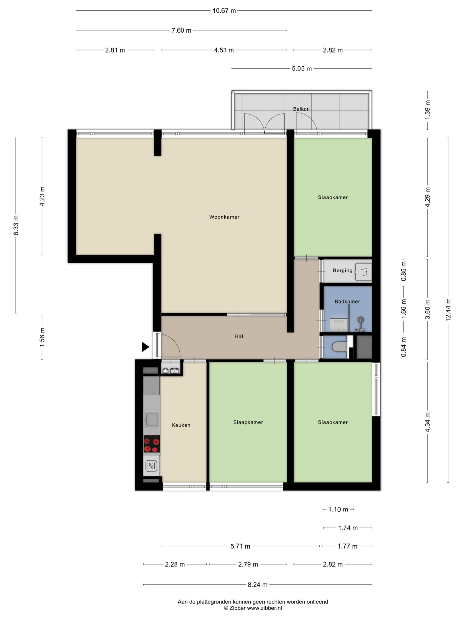 Plattegrond Appartement