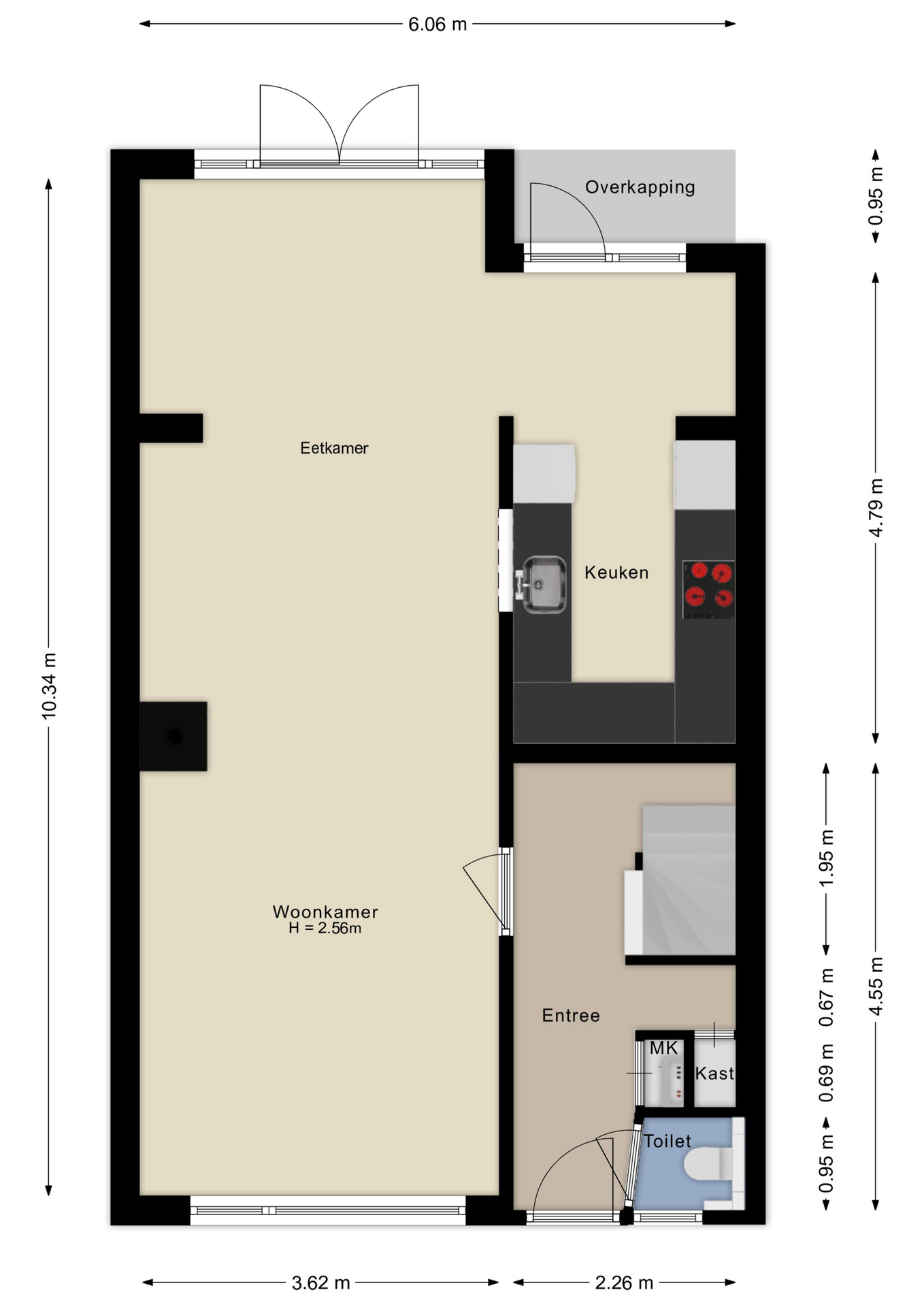 Plattegrond Begane grond