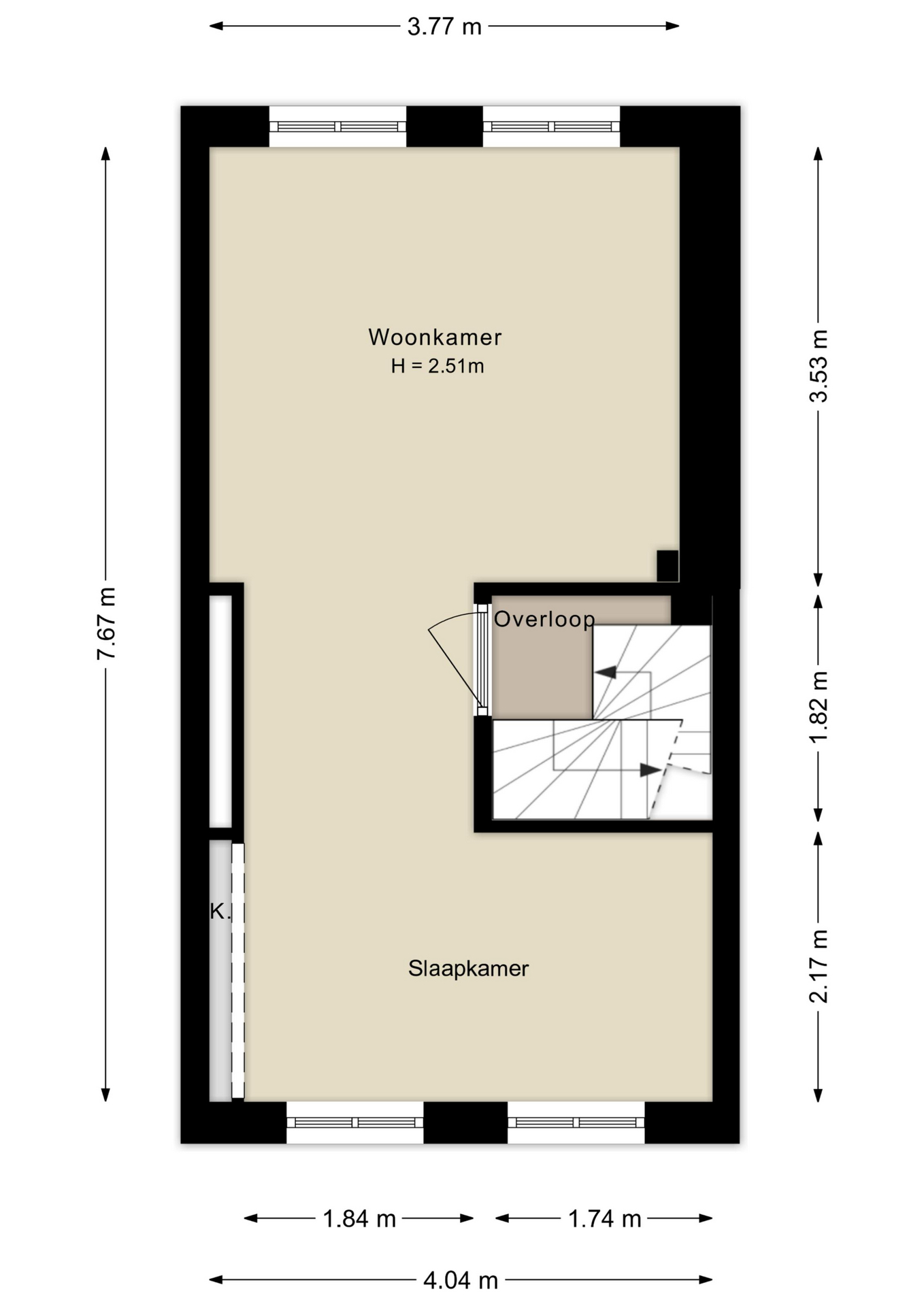 Plattegrond Eerste verdieping