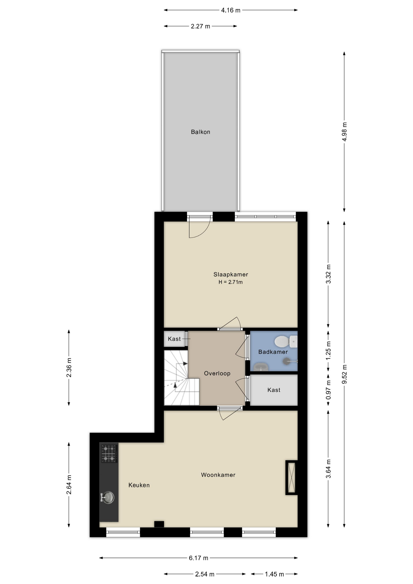 Plattegrond Eerste verdieping
