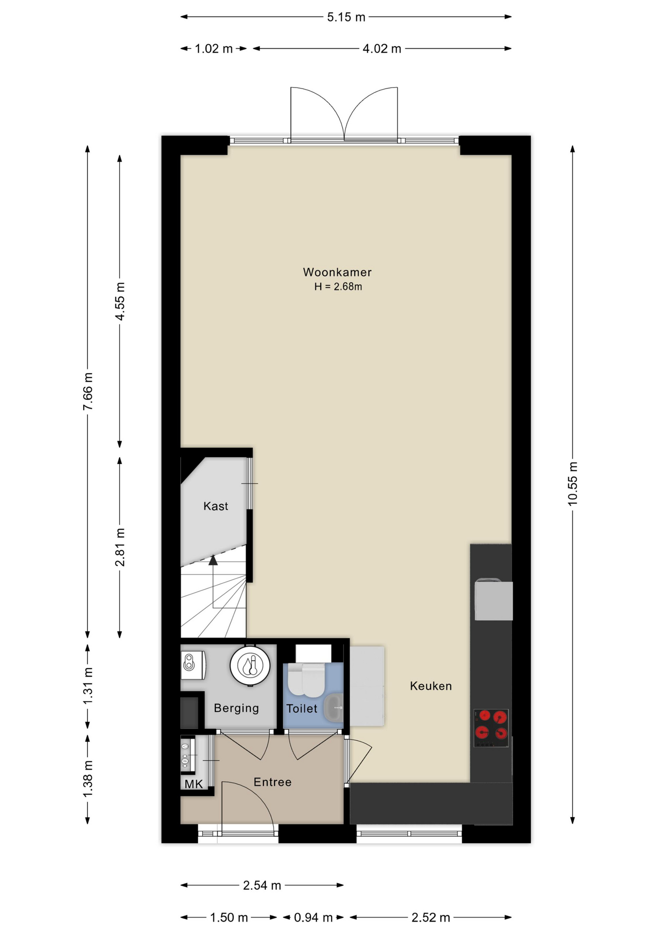 Plattegrond Begane grond
