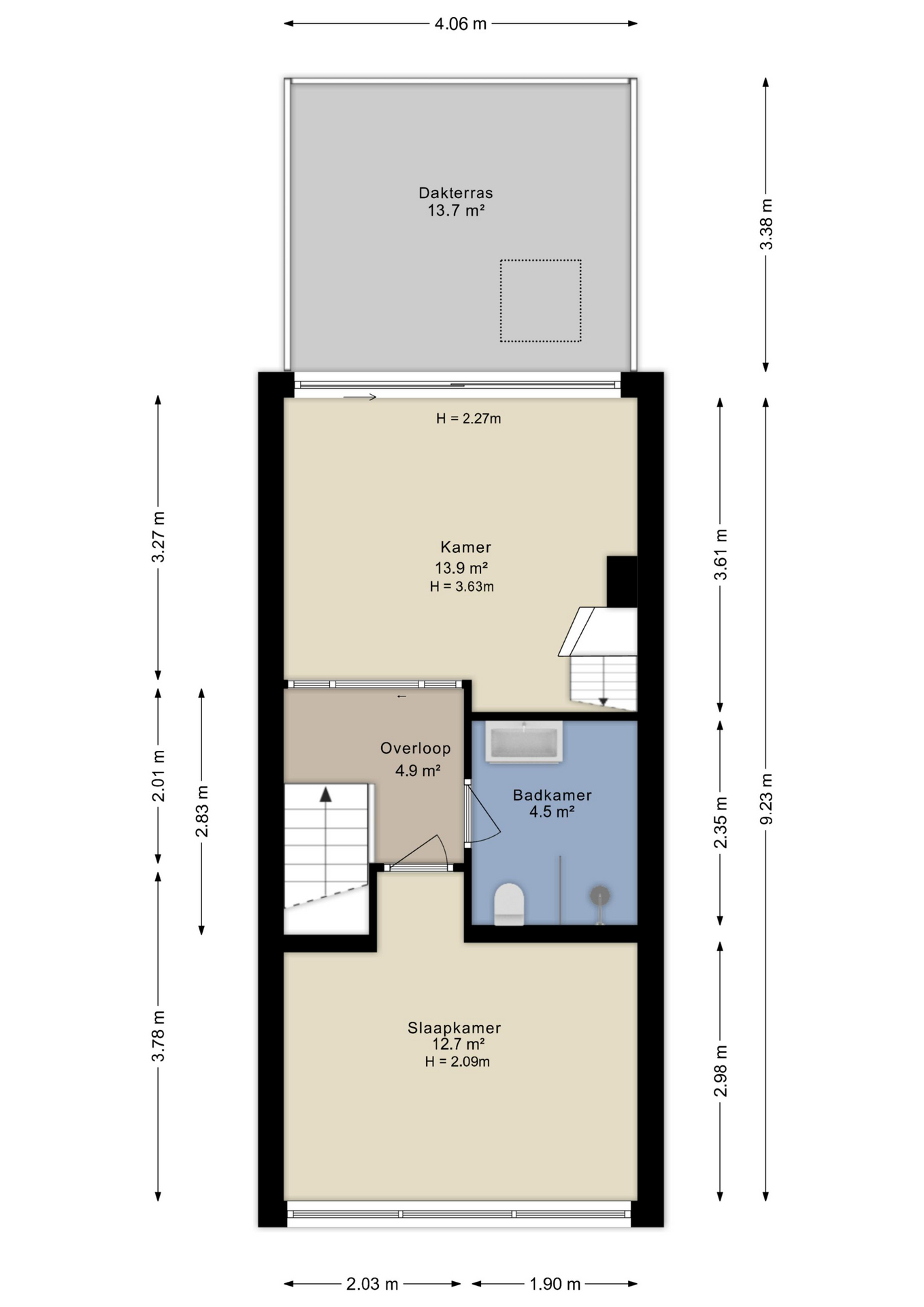 Plattegrond Eerste verdieping