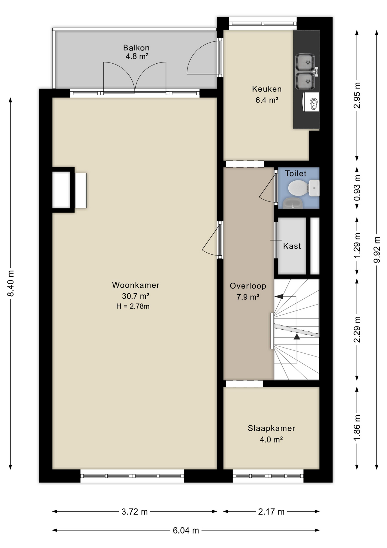 Plattegrond Eerste verdieping