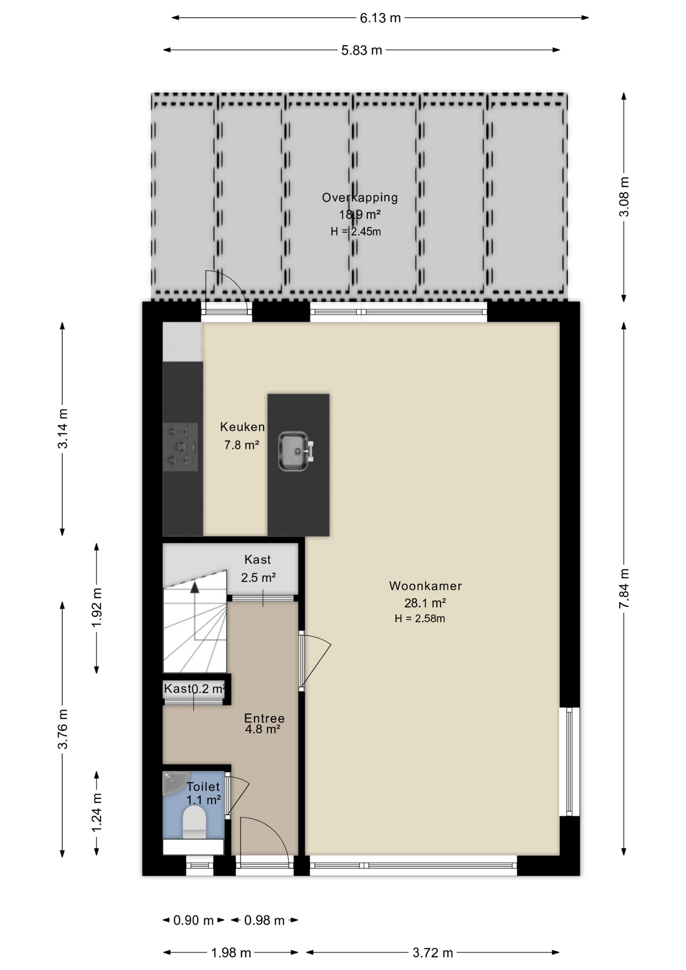 Plattegrond Begane grond