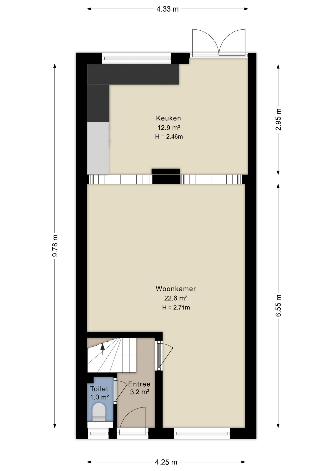 Plattegrond Begane grond