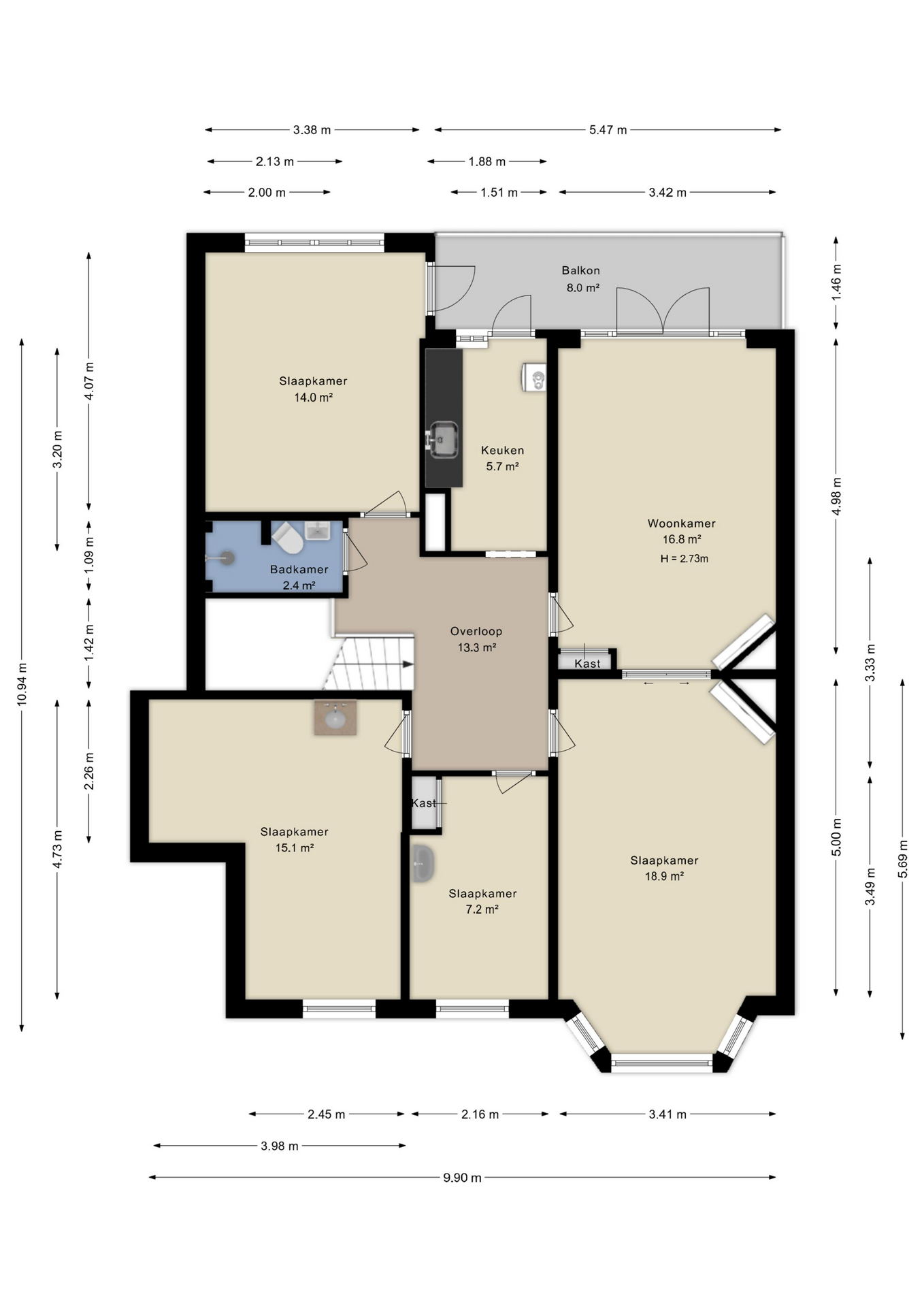 Plattegrond Appartement