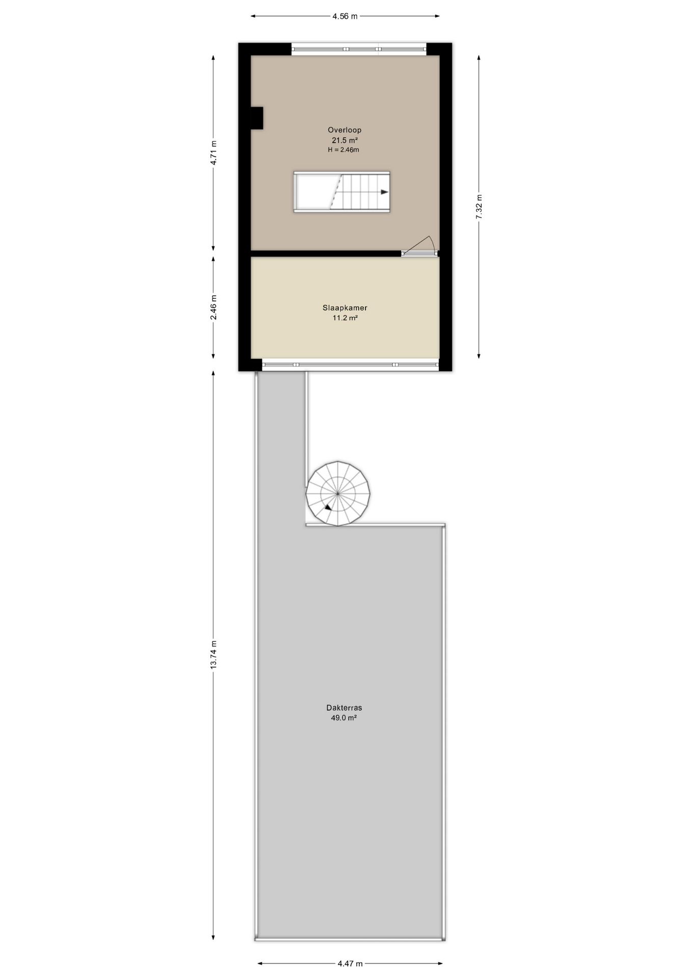 Plattegrond Verdieping
