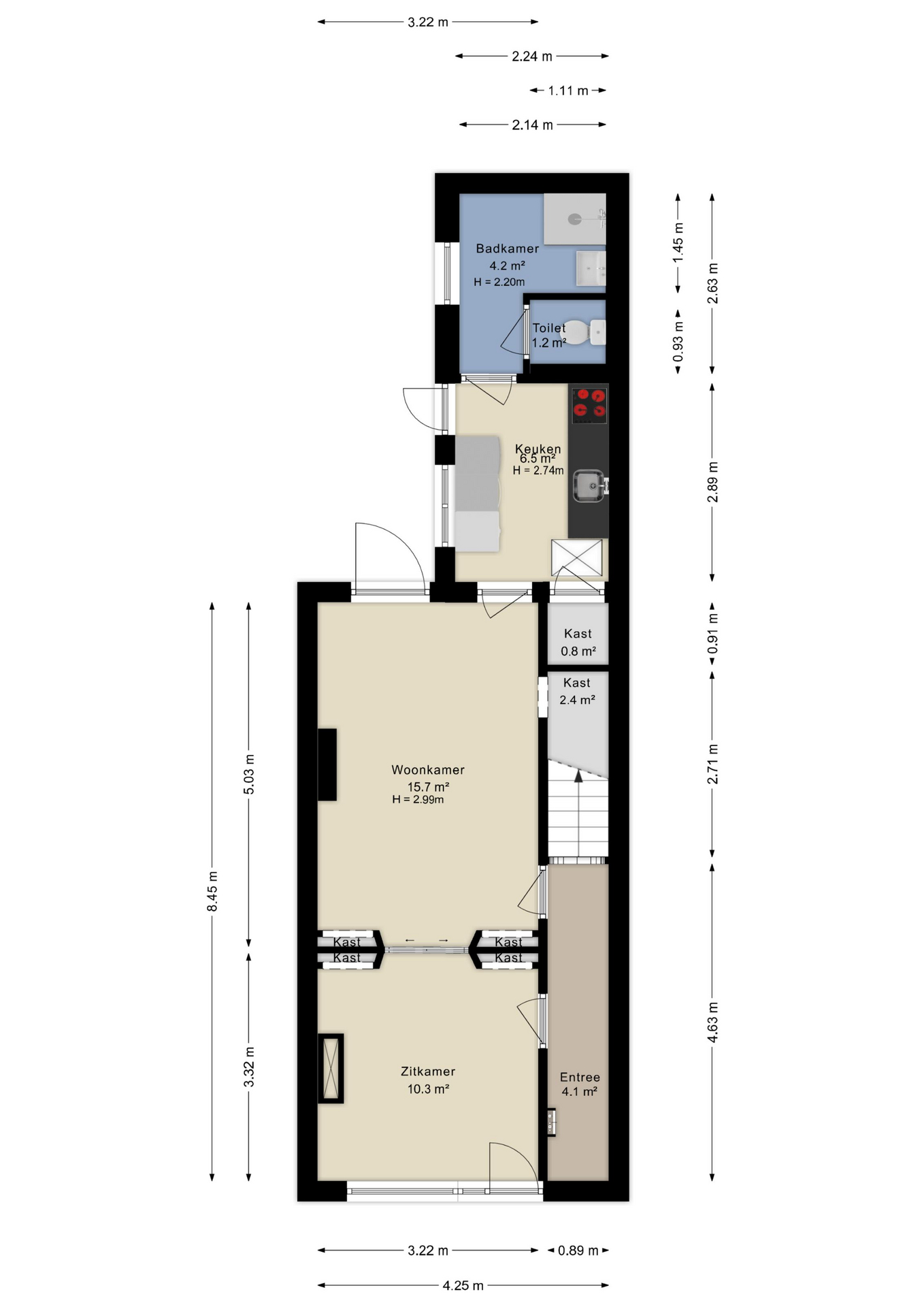 Plattegrond Begane grond