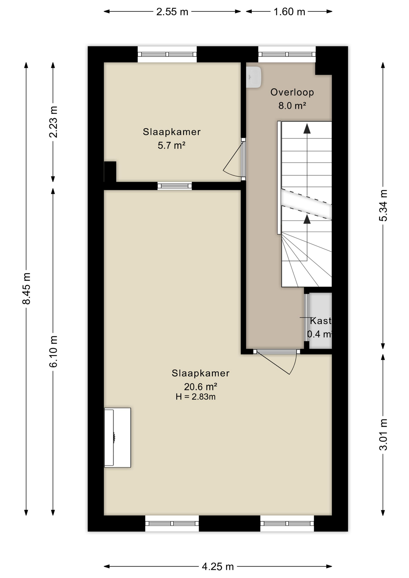 Plattegrond Eerste verdieping